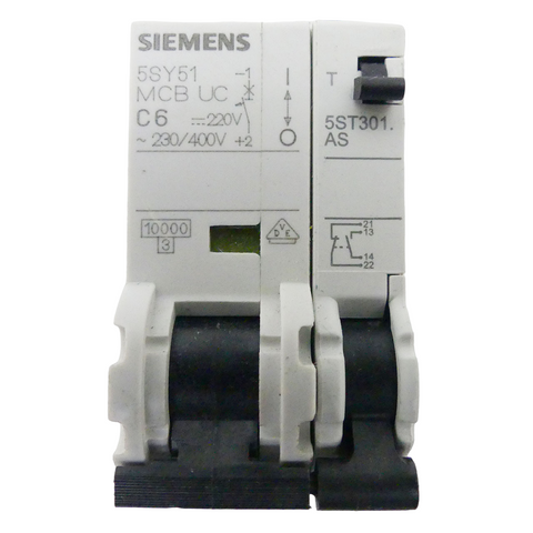 Siemens 5SY5106-7 attached with 5ST3010-2