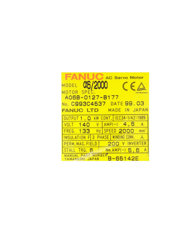 FANUC A06B-0127-B177