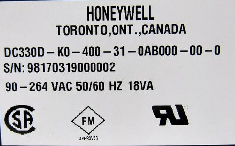 HONEYWELL DC330D-K0-400-31-0AB000-00-0