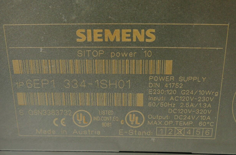 Siemens 6EP1334-1SH01