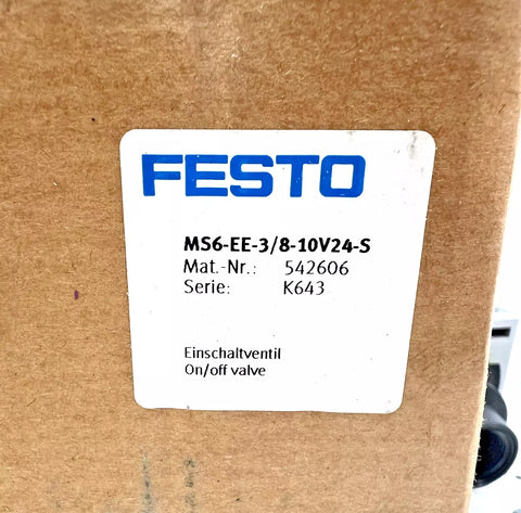 Festo MS6-EE-3/8-10V24-S