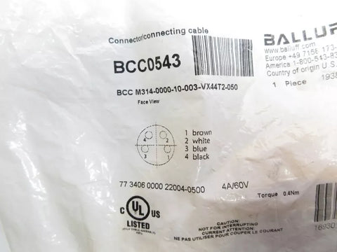 BALLUFF BCCM314-0000-10-003-VX44T2-050