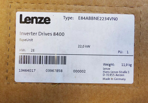 Lenze E84ABBNE2234VN0