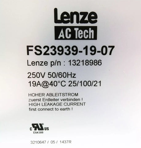 Lenze FS23939-19-07