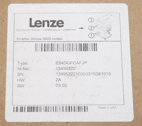 Lenze E84DGFCAFJP