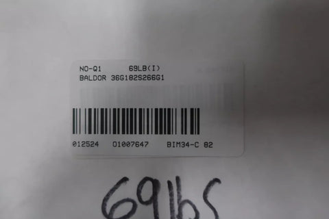 Baldor 36G182S266G1