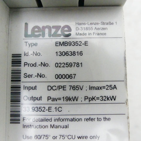 LENZE EMB9352-E