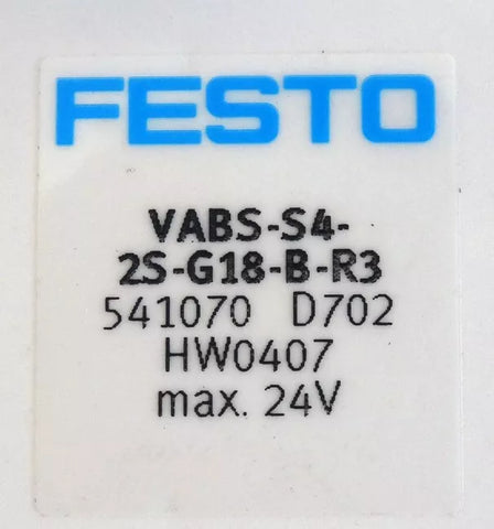 FESTO VABS-S4-2S-G18-B-R3