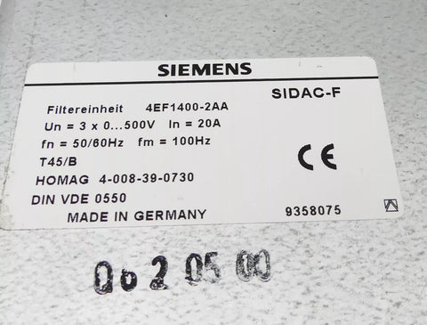 SIEMENS  4EF1400-2AA