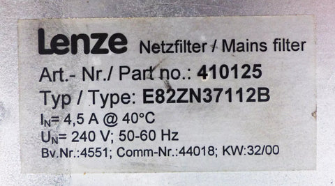 Lenze E82ZN37112B