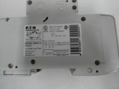 Eaton FAZ-C5/2-NA-DC