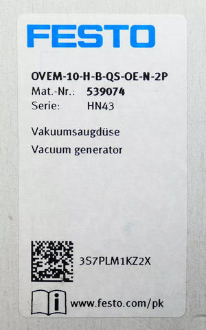 FESTO OVEM-10-H-B-QS-OE-N-2P