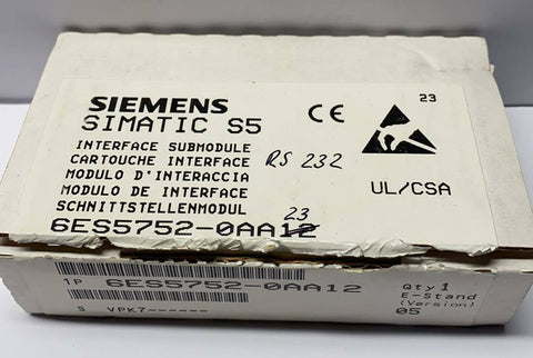 Siemens 6ES5752-0AA23