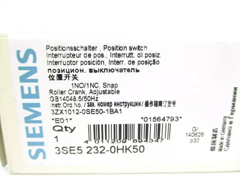 SIEMENS 3SE5232-0HK50