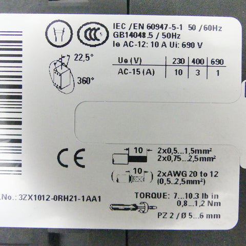 SIEMENS 3RH2122-1KB40