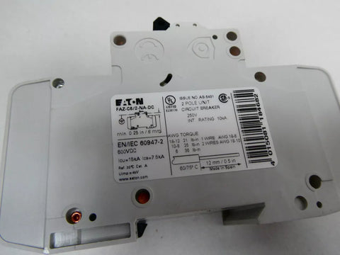 Eaton FAZ-C6/2-NA-DC