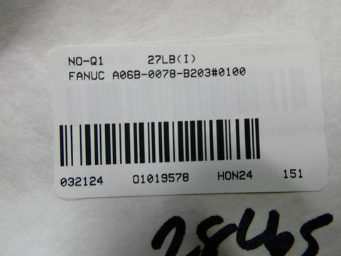 FANUC A06B-0078-B203#0100