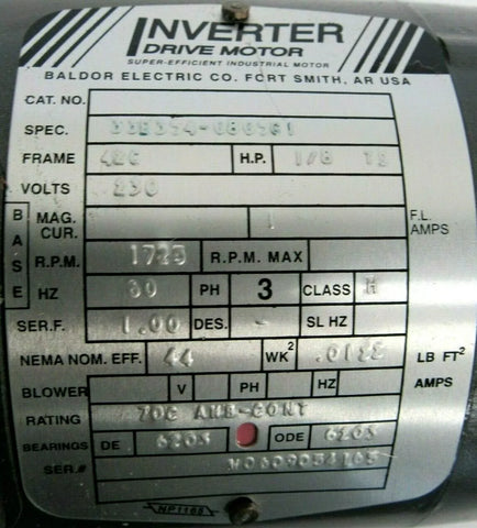 BALDOR 33E354-0805G1