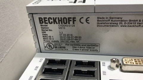 Beckhoff CX2040-0125