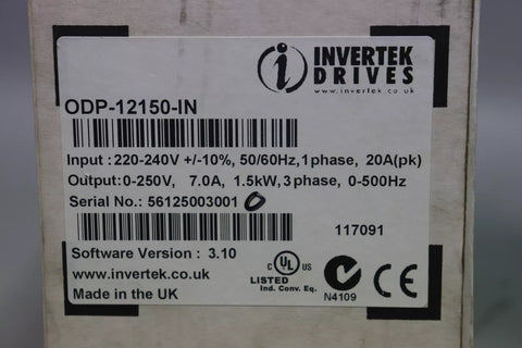 INVERTEK ODP-12150-IN