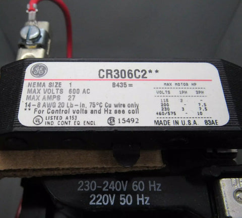 GENERAL ELECTRIC CR306C2