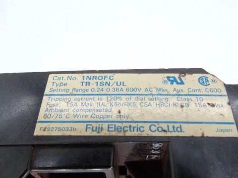 FUJI ELECTRIC TR-1S-N/UL-0.24-0.36A