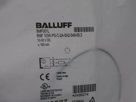 BALLUFF BMF 103K-PS-C-2A-SA2-S49-00,3