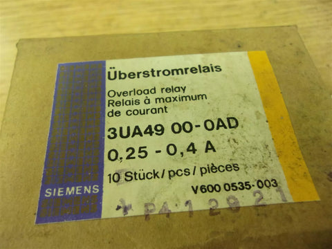 SIEMENS 3UA4900-0AD