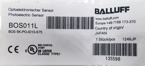 BALLUFF BOS 5K-PO-ID10-S75