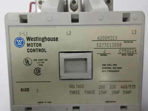 WESTINGHOUSE A200M3CX