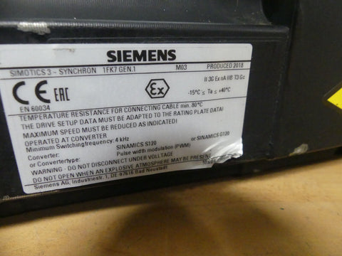 SIEMENS 1FK7034-5AY81-1YY3-Z