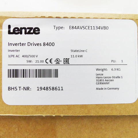 LENZE E84AVSCE1134VB0