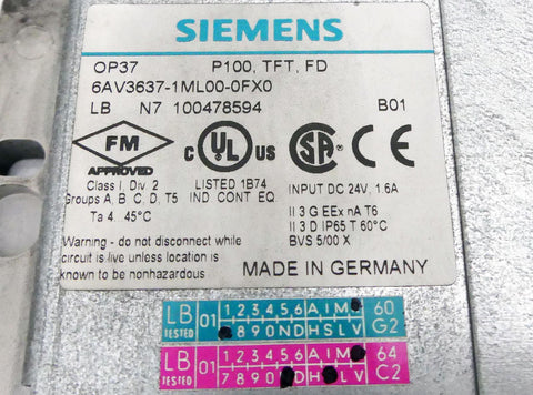 SIEMENS 6AV3637-1ML00-0FX0