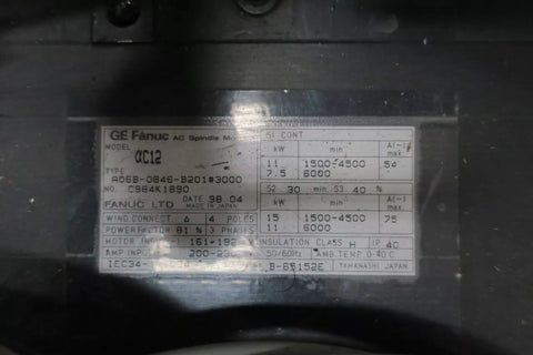 General Electric A06B-0846-B201#3000