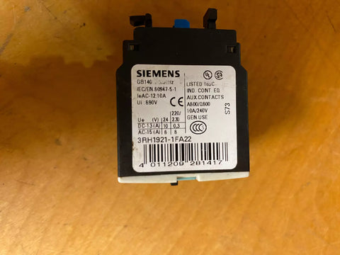 SIEMENS 3RH1921-1FA22