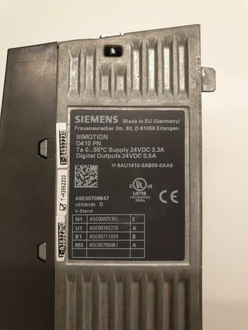 SIEMENS 6AU1-410-0AB00-0AA0