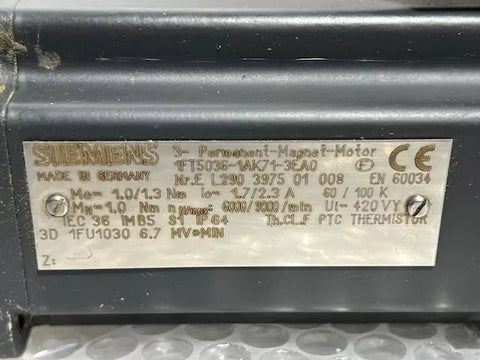 SIEMENS 1FT5036-1AK71-3EA0