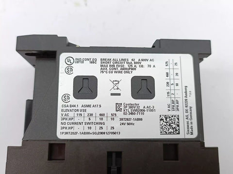 SIEMENS 3RT2027-1AB00