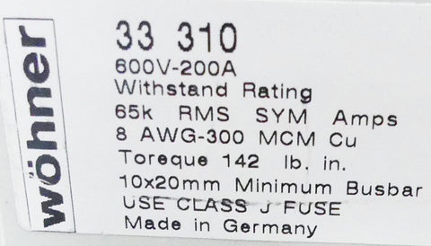 WOHNER 33 310