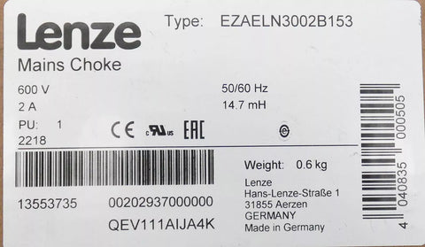 Lenze EZAELN3002B153