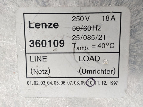 LENZE 360109