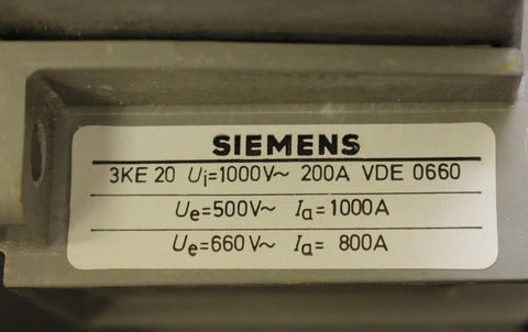 SIEMENS  3KE2030-0DA