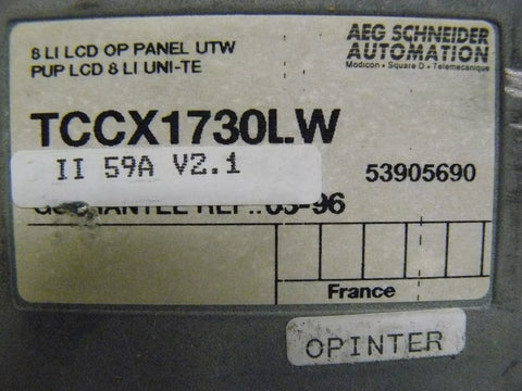 SCHNEIDER ELECTRIC TCCX1730LW