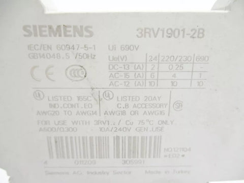 SIEMENS 3RV1901-2B