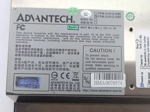 ADVANTECH FPM-3191G-RBE