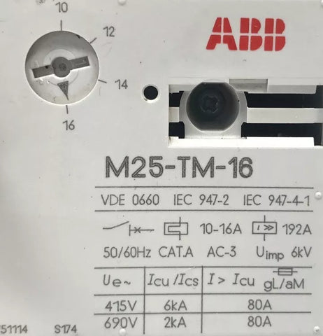 ASEA BROWN BOVERI M25-TM-16