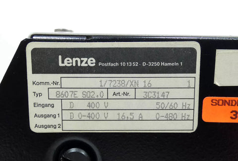 Lenze 8607E S02.0