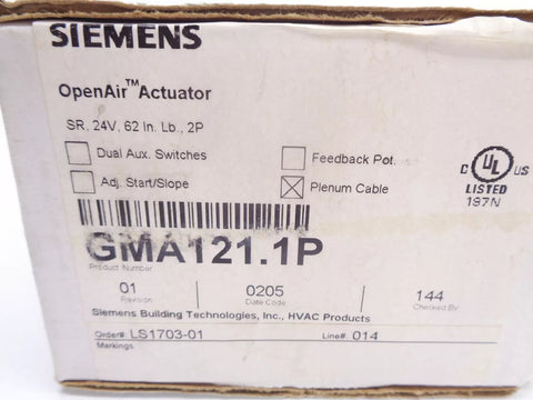 SIEMENS GMA121.1P