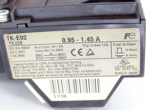 FUJI ELECTRIC TK-E02-0.95-1.45