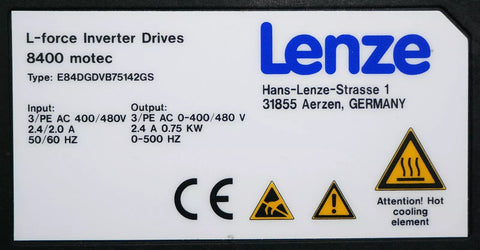 Lenze E84DGDVB75142GS